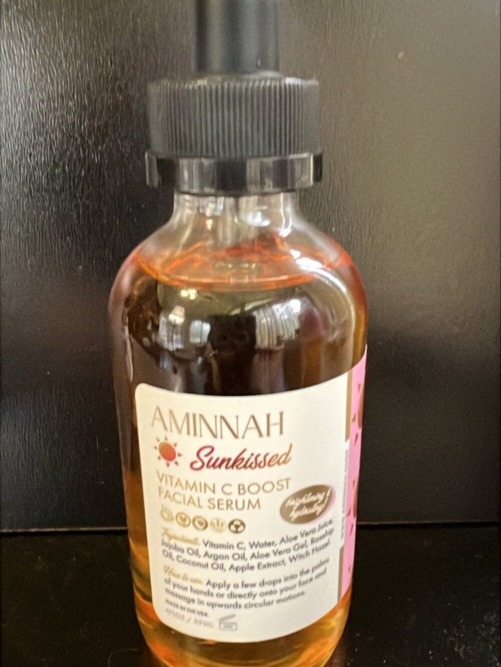 Aminnah Sunkissed Vitamin C Boost Facial Serum
